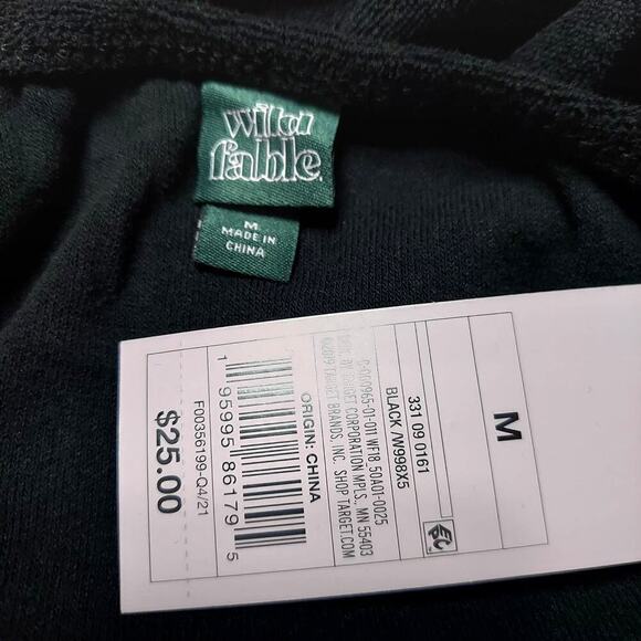 Wild Fable Women's Terry Towel Halter Style Romper - Black - Picture 4 of 6